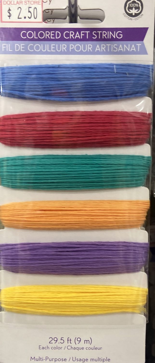 CraftMedley: Glamour - Colored Craft String