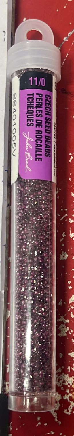 11/0 Czech Seed Beads (66401005V C/L Mauve)