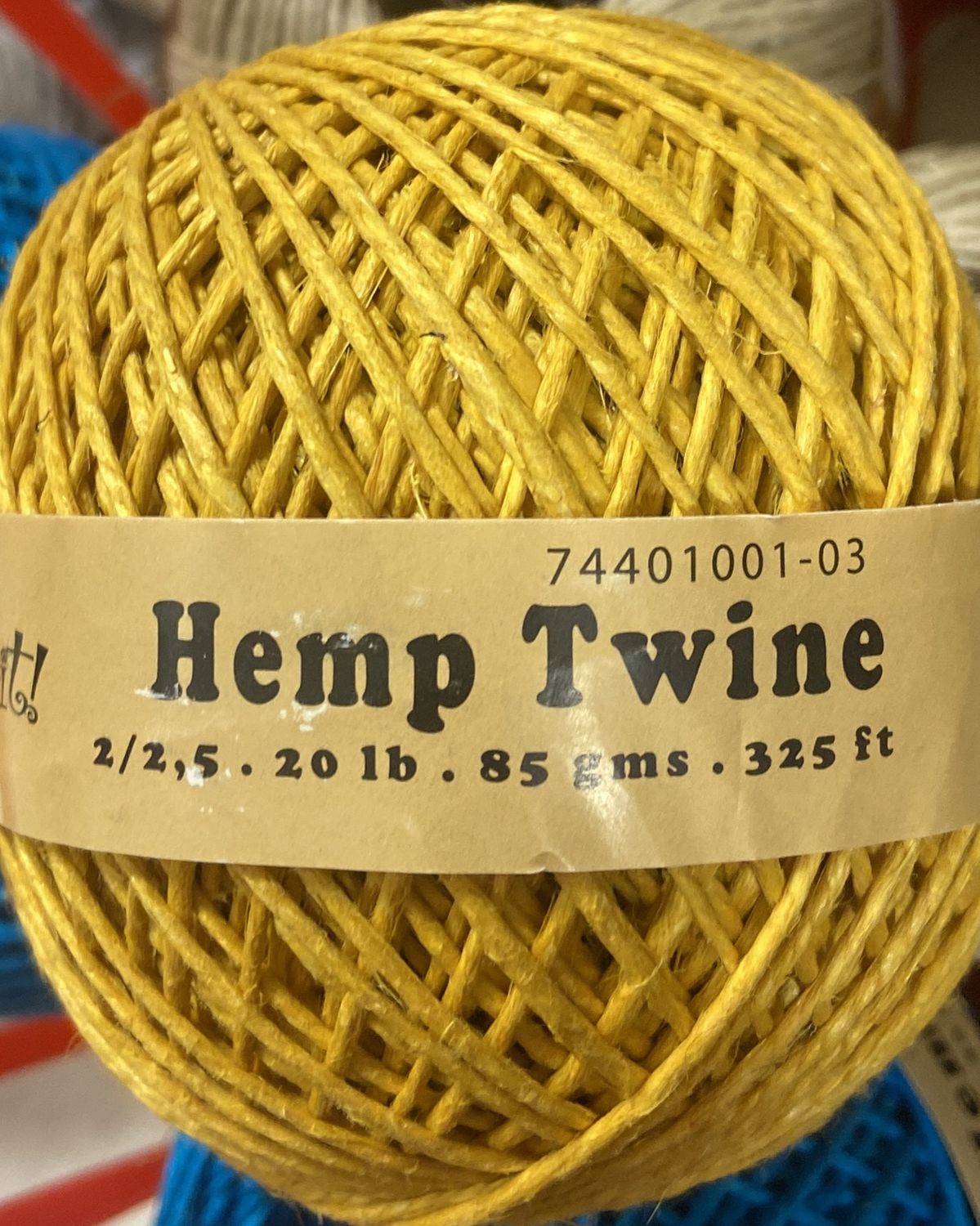 Dazzle-It!: Yellow Hemp Twine