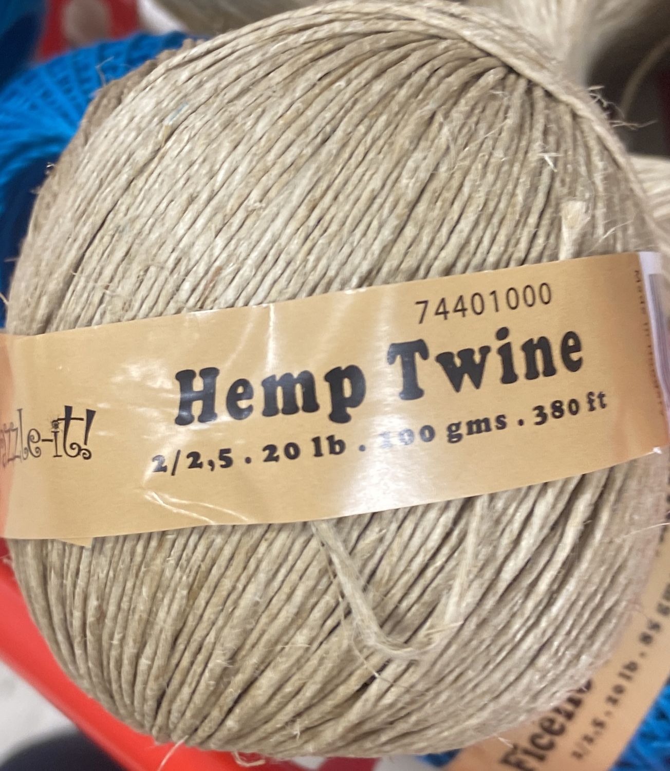 Dazzle-It!: Natural 325ft Hemp Twine