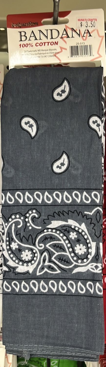 Grey Bandana 25-513