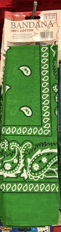 Dark Green Bandana 25-509