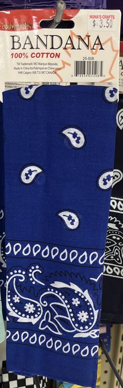 Royal Blue Bandana 25-508
