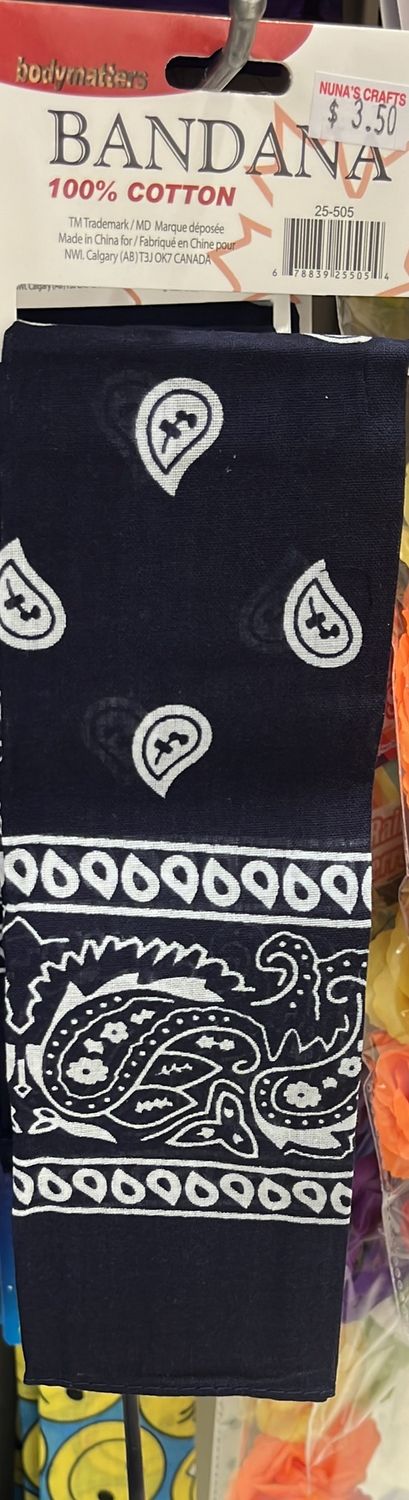 Navy Blue Bandana 25-505