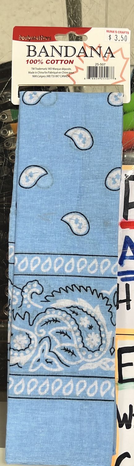 Light Blue Bandana 25-507
