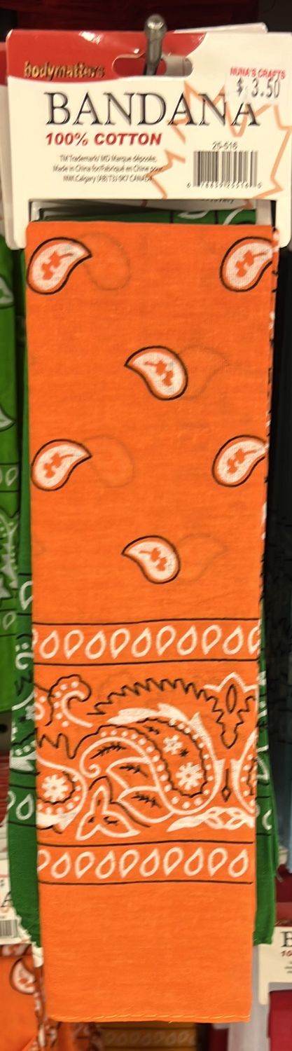 Dark Orange Bandana 25-516