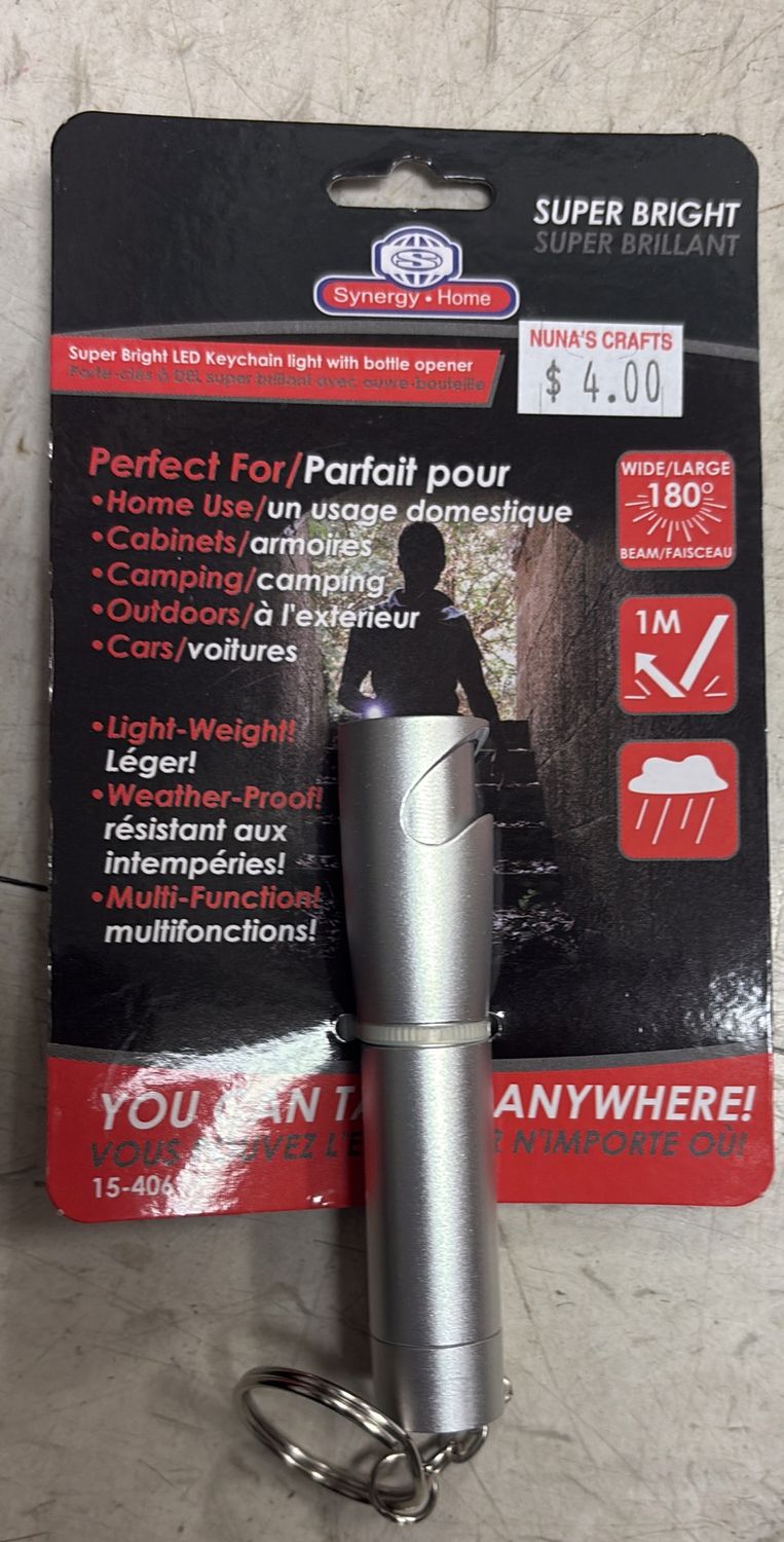 LED Flashlight Key Chain