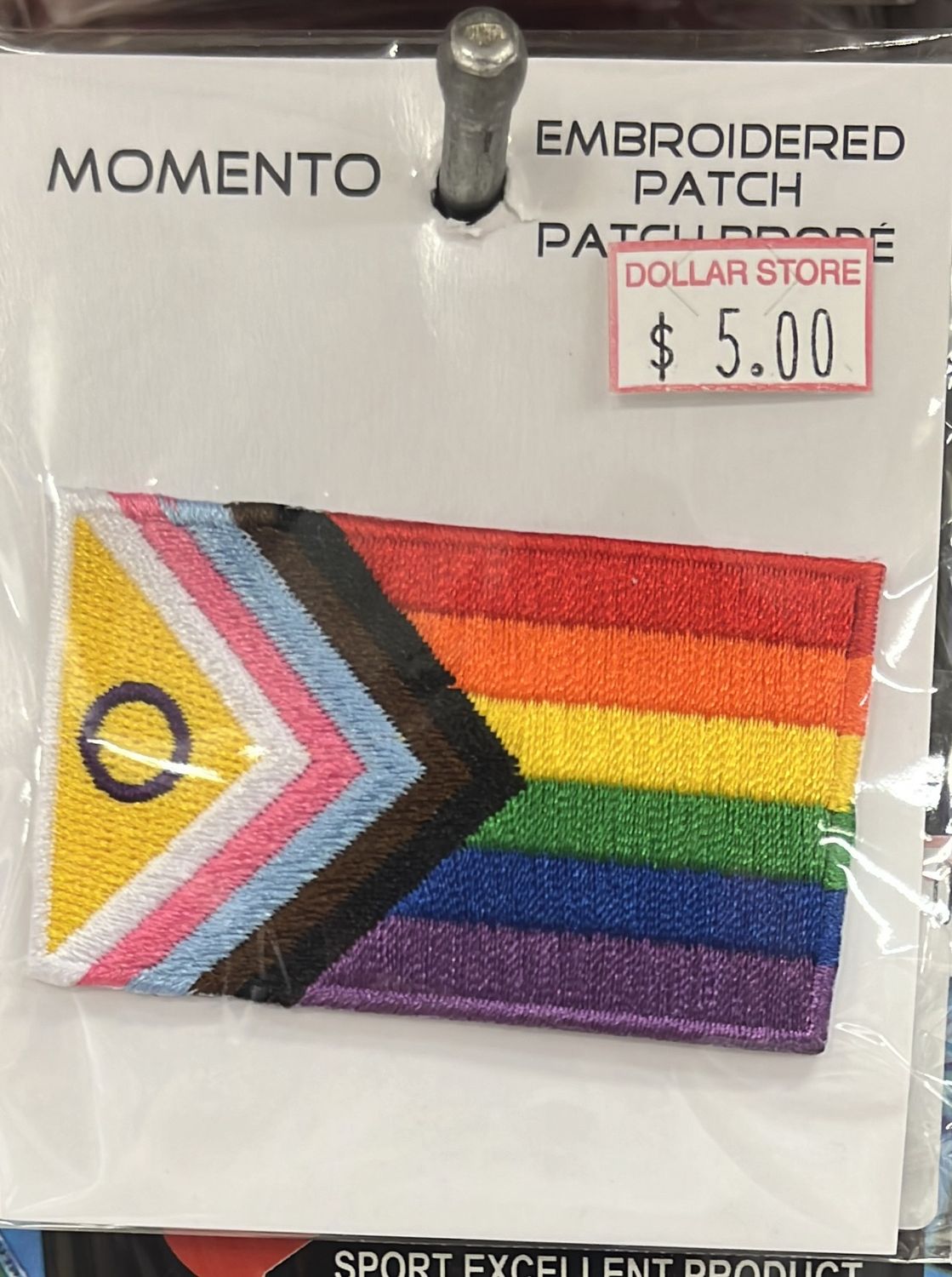 Pride Flag Embroidered Patch RAI-PPR2-FP