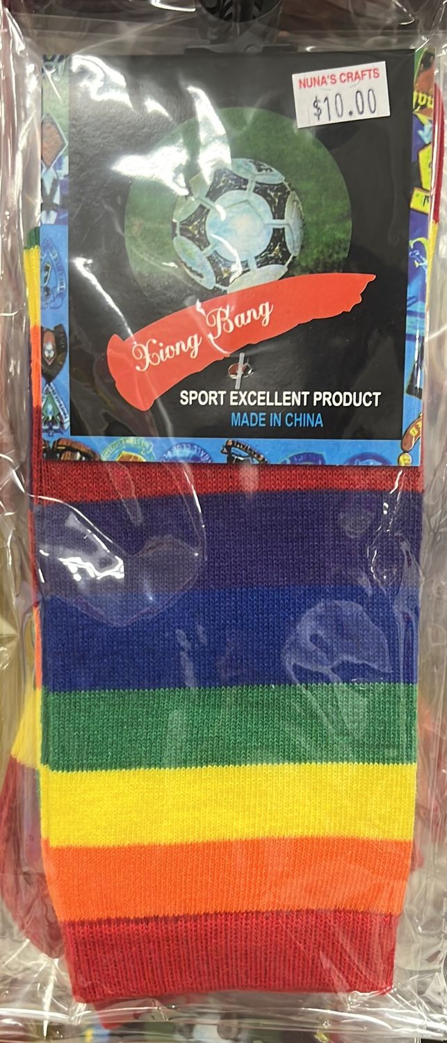 Long Rainbow Socks RAI-SOCKS1