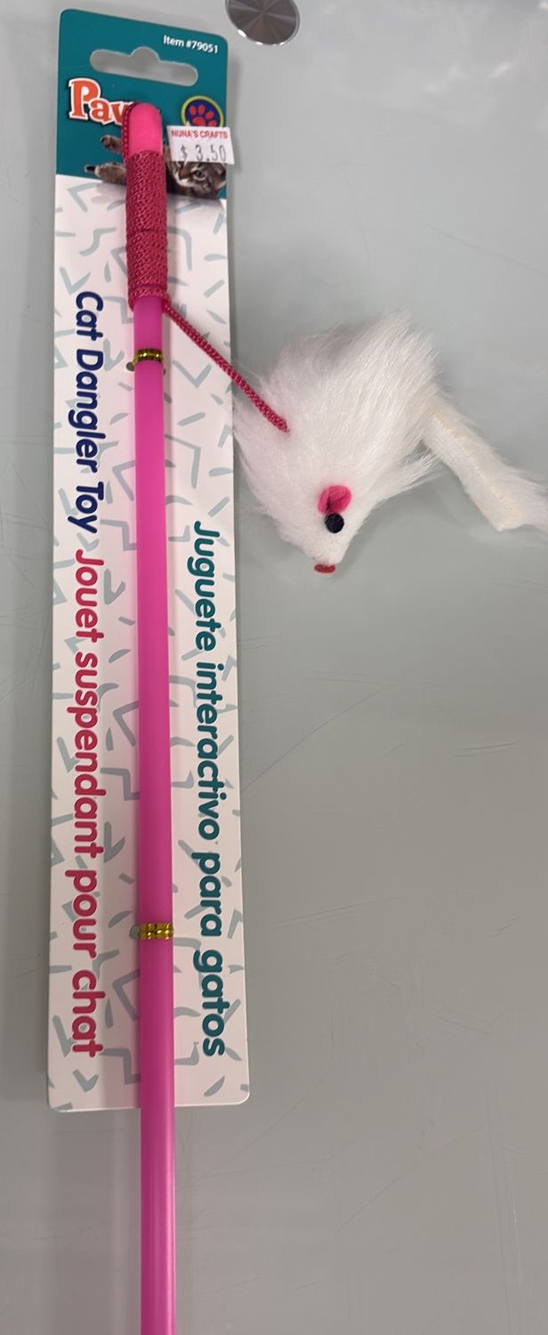 Cat dangler toy