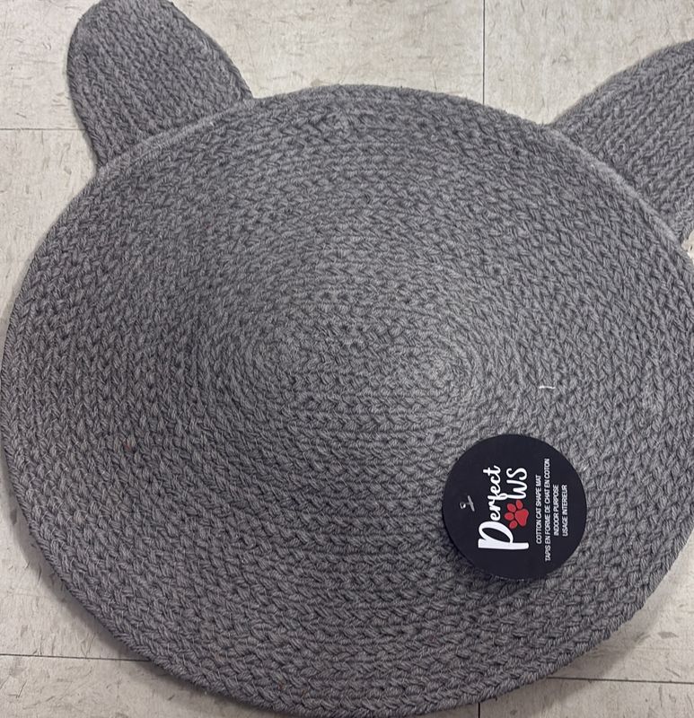 Cotton cat shape mat