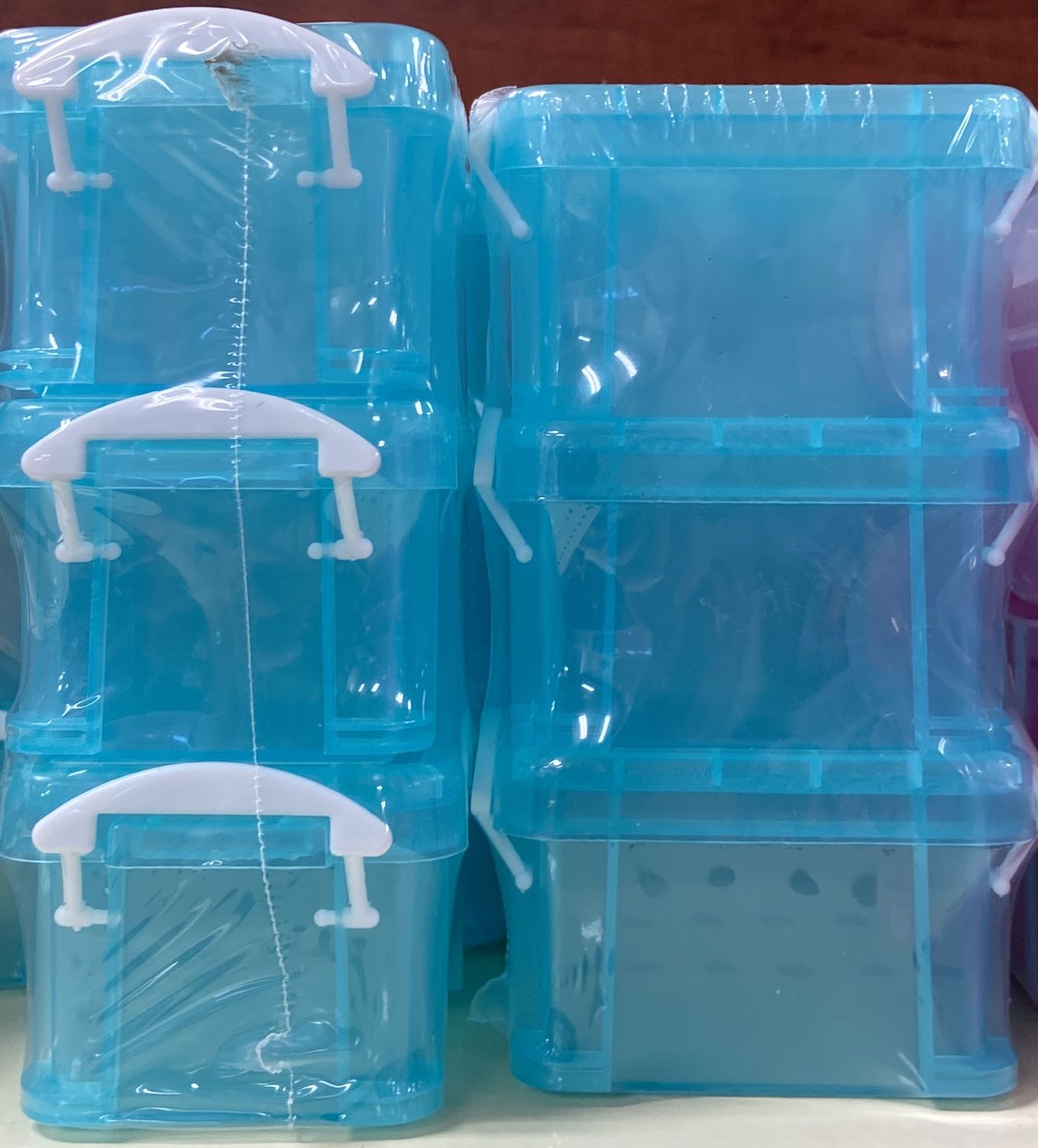 CraftMedley: Blue 3x Craft Storage Containers