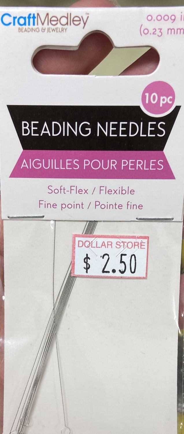 MultiCraft: 10pk 0.009&quot; Soft-Flex Beading Needles