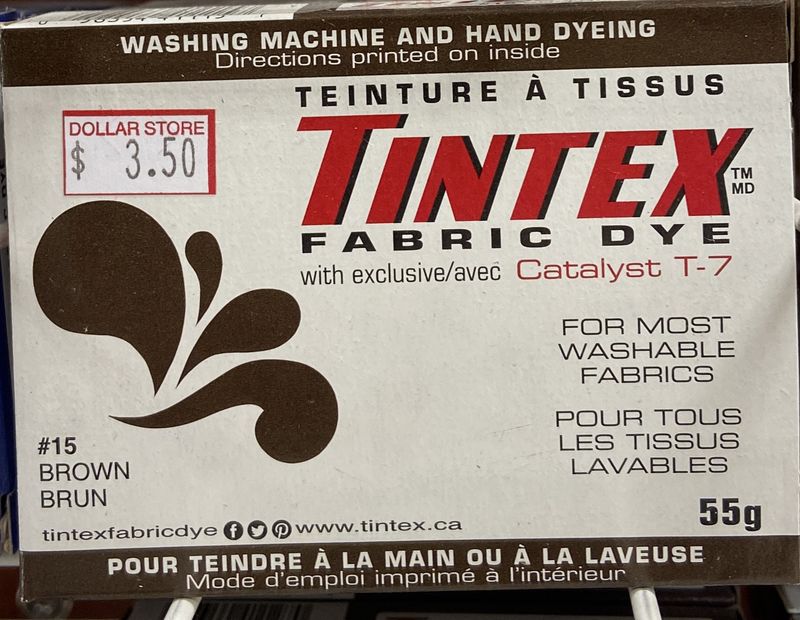 Tintex: #15 Brown Fabric Dye 55g
