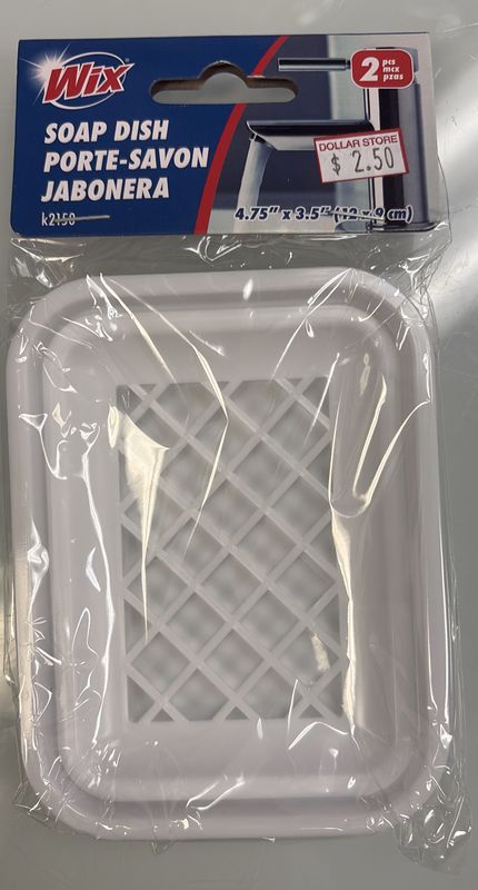 2pk Soap Dishes