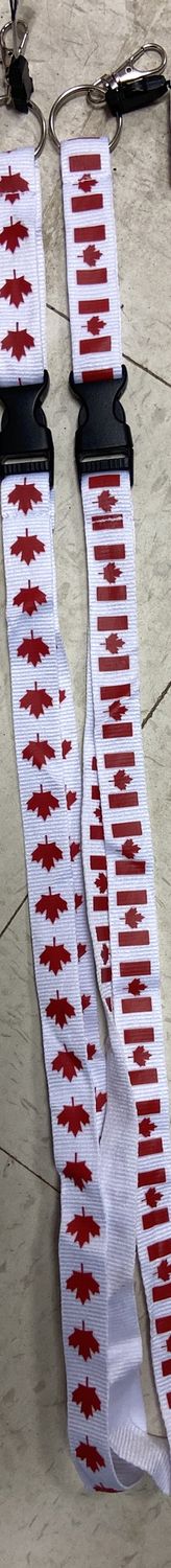 CTG: Maple Leaf/Canada Flag Lanyard with Clip