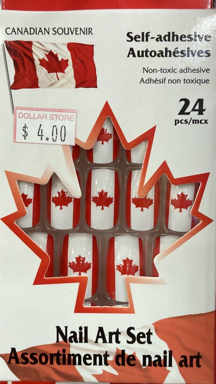 CTG: Canada Flag Nail Art Set