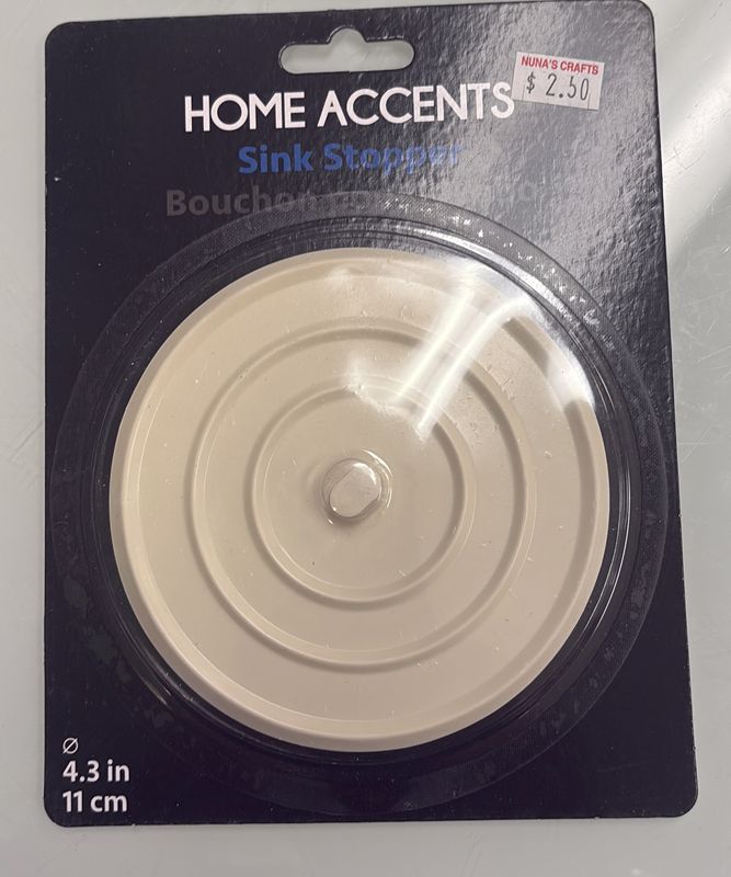 Home accents sink stopper