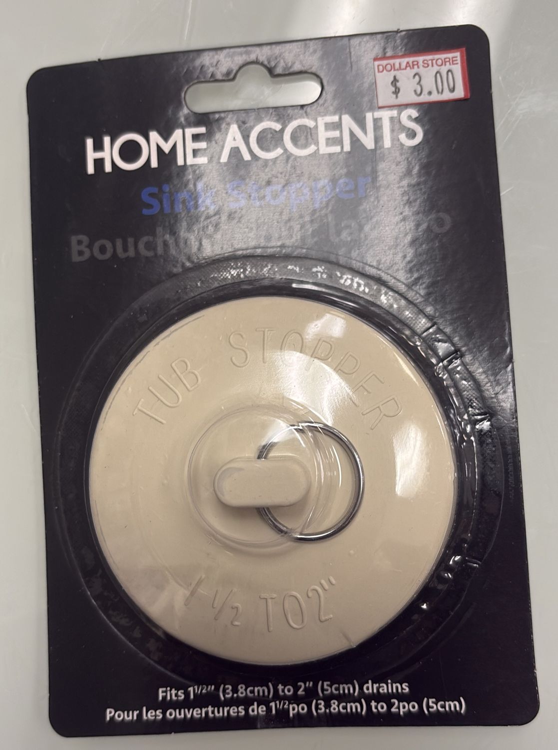 Home accents sink stopper 5cm
