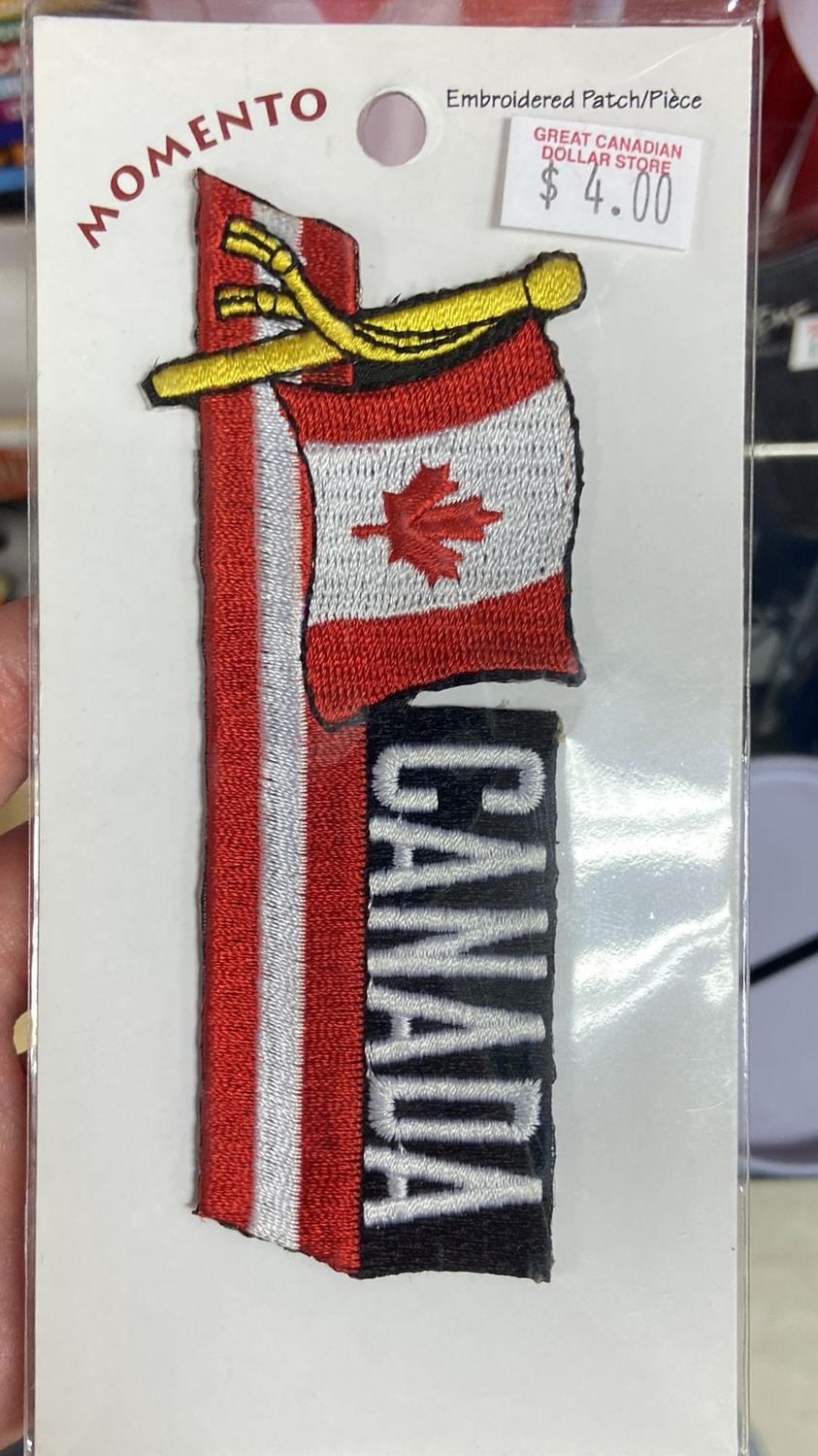 Flag Matrix: “Canada” with Flag Embroidered Patch