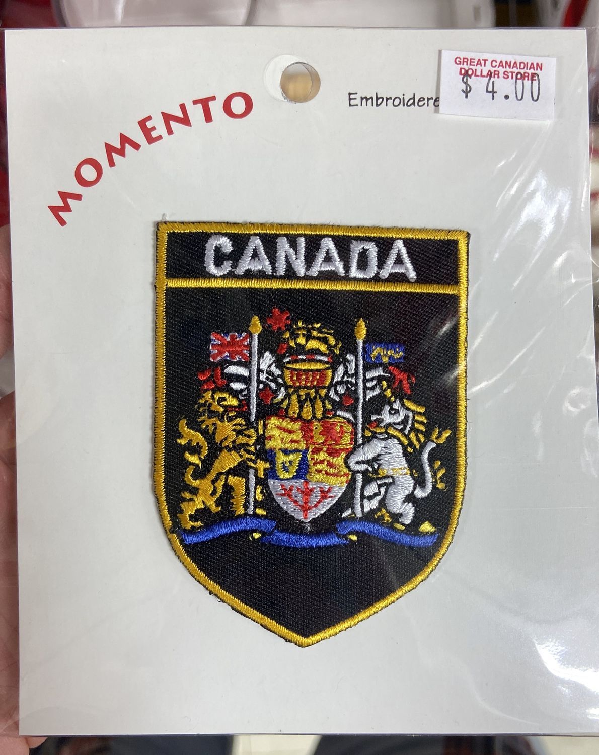 Flag Matrix: “Canada” Badge Embroidered Patch