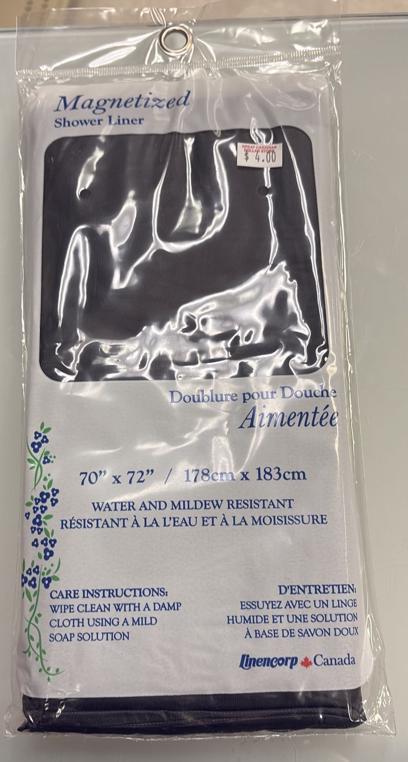 Magnetized shower liner