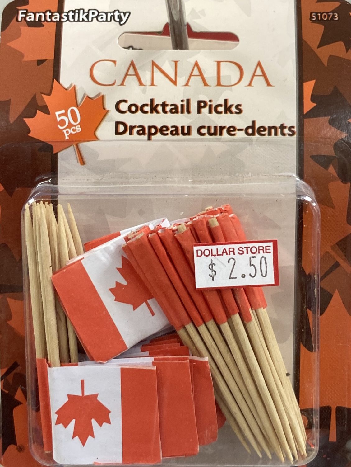 Siu &amp; Sons: Canada Flag Cocktail Picks