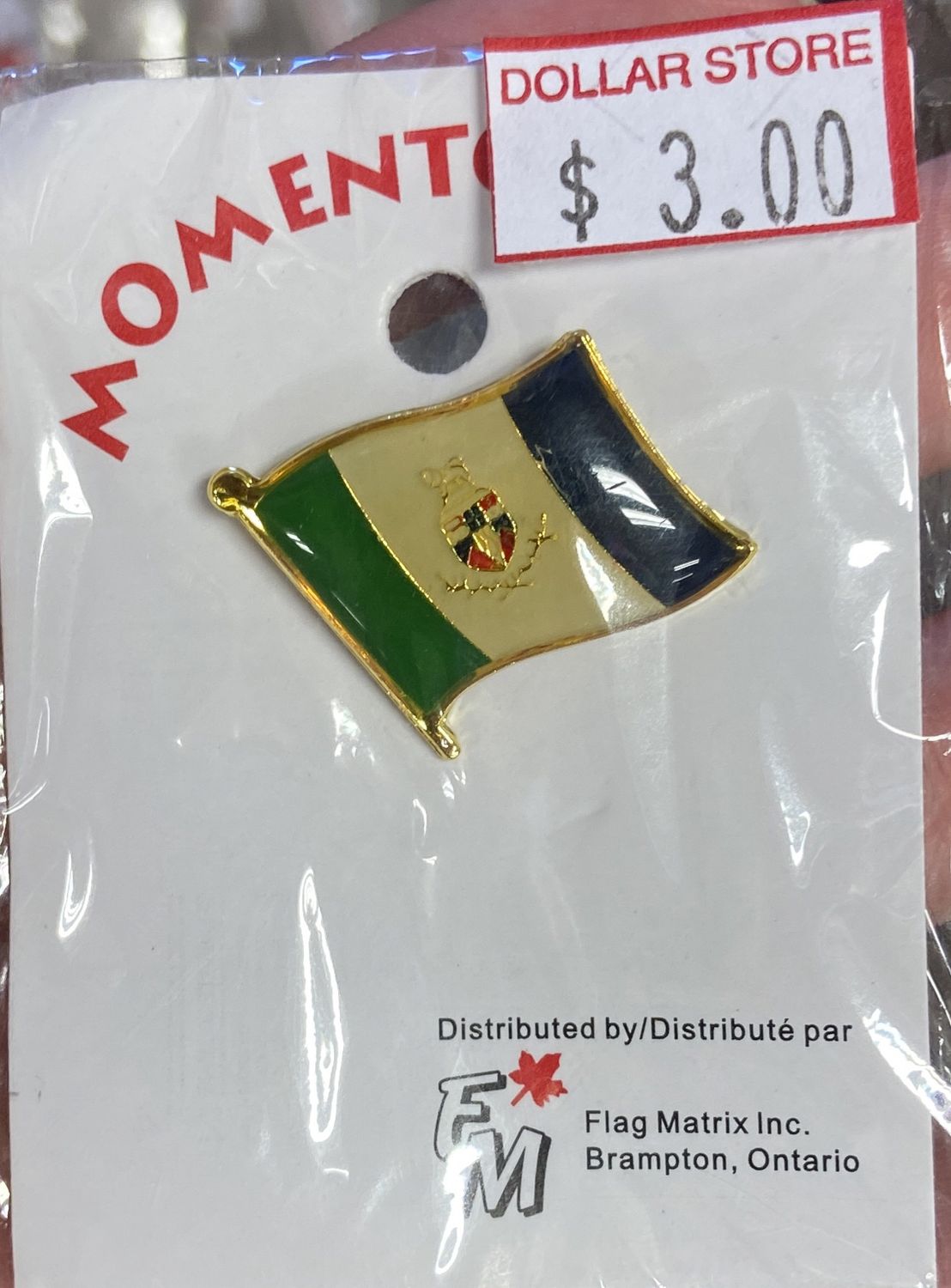 Flag Matrix: Yukon Flag Pin