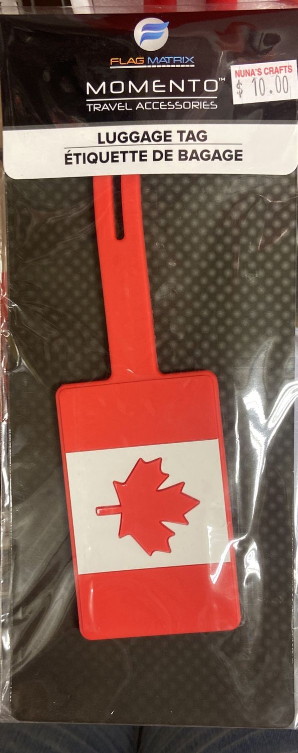 Flag Matrix: Canada Flag Luggage Tag