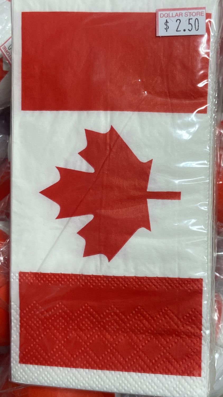 CTG: Canada Flag Napkins