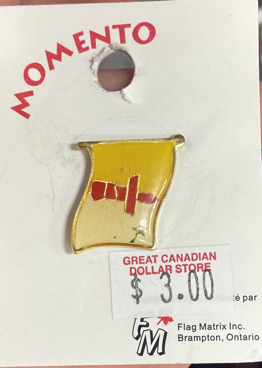 Flag Matrix: Nunavut Flag Pin