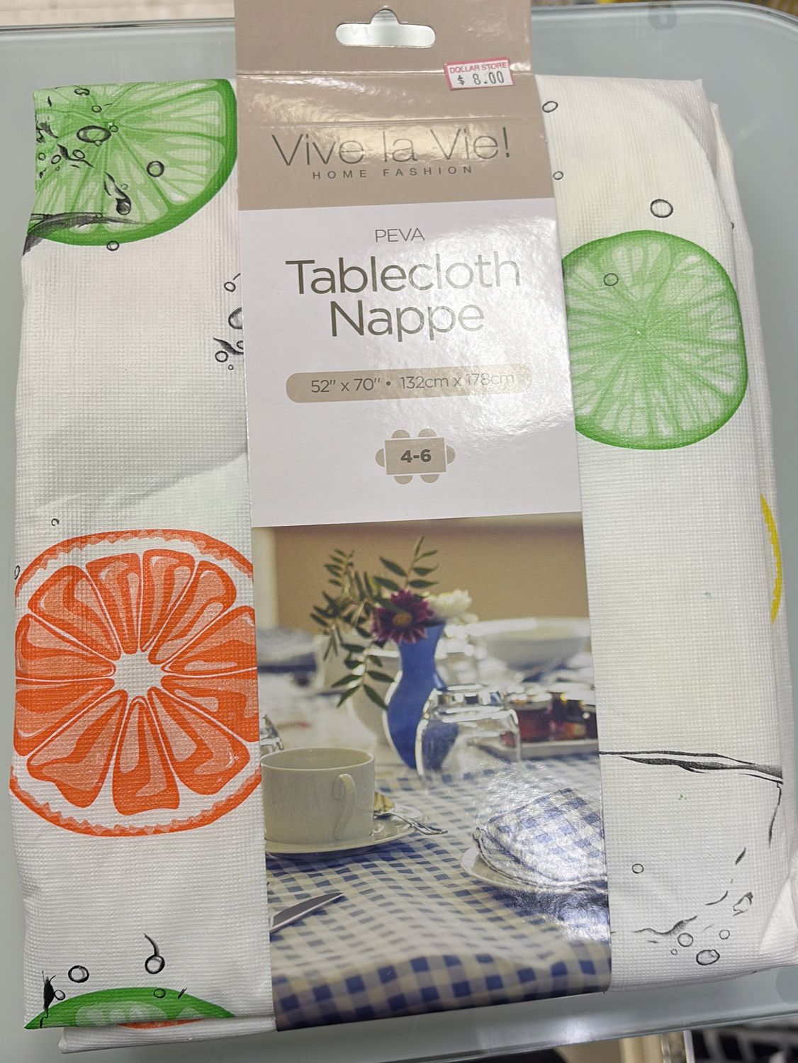 Table cloth nappe 4-6