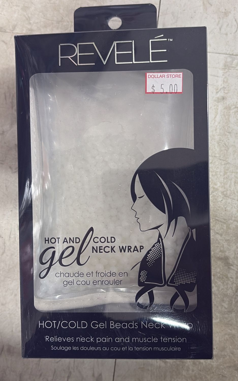 Revelé: Hot and cold neck wrap gel beads