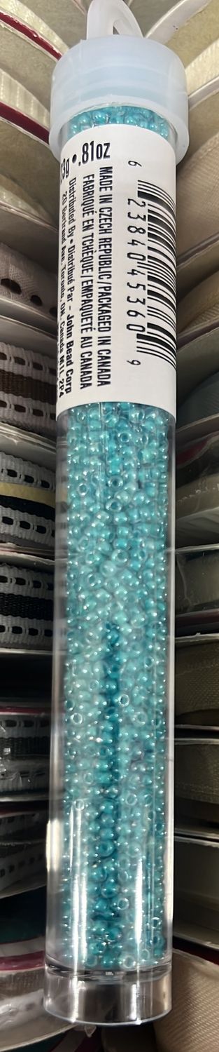 11/0 Czech Seed Beads (66434991V Turquoise)