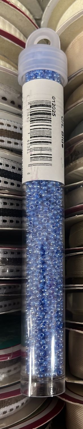 11/0 Czech Seed Beads (66434992V C/L Blue)
