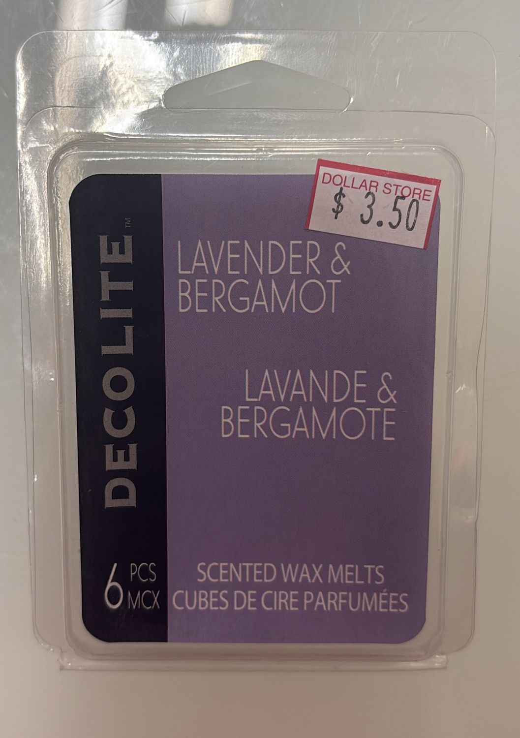 Decolite lavender scented wax cubes 6