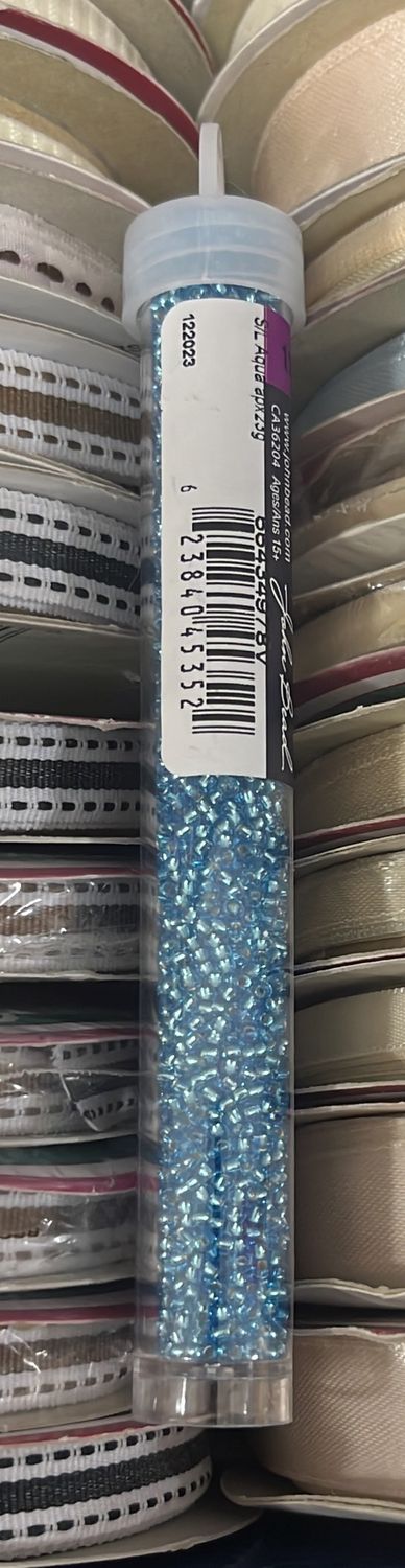 11/0 Czech Seed Beads (66434978V S/L Aqua)
