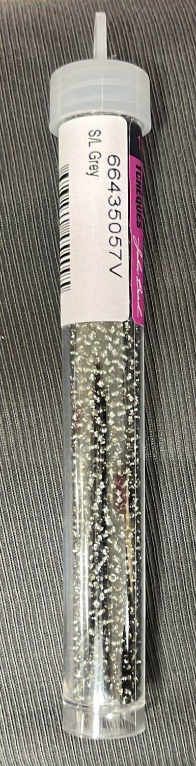 11/0 Czech Seed Beads (66435057V S/L Grey)