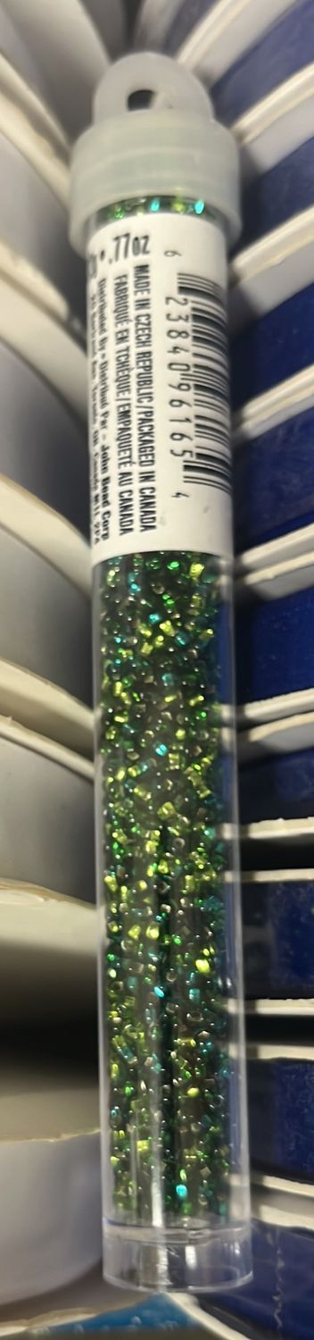 10/0 Czech Seed Beads (63210010-036 Sea Green Mix S/L)
