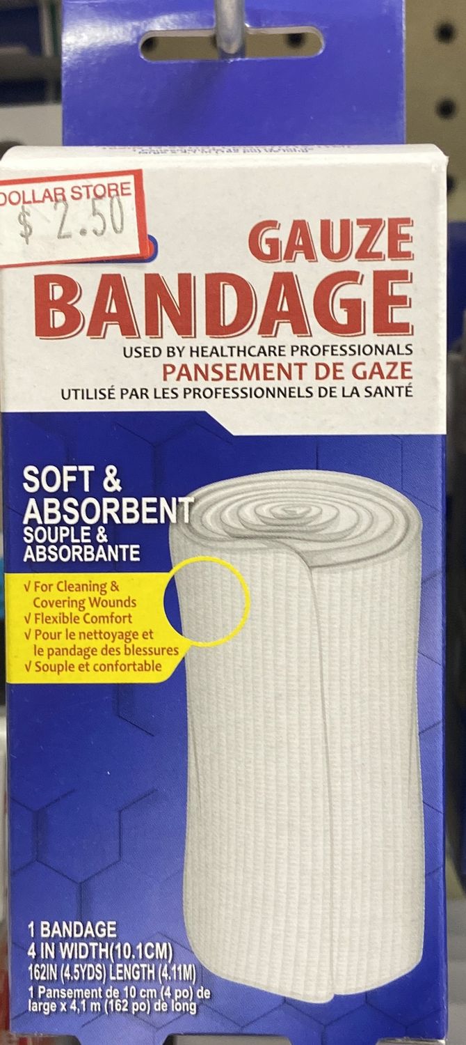 Synergy 4&quot; x 162&quot; Gauze Bandage