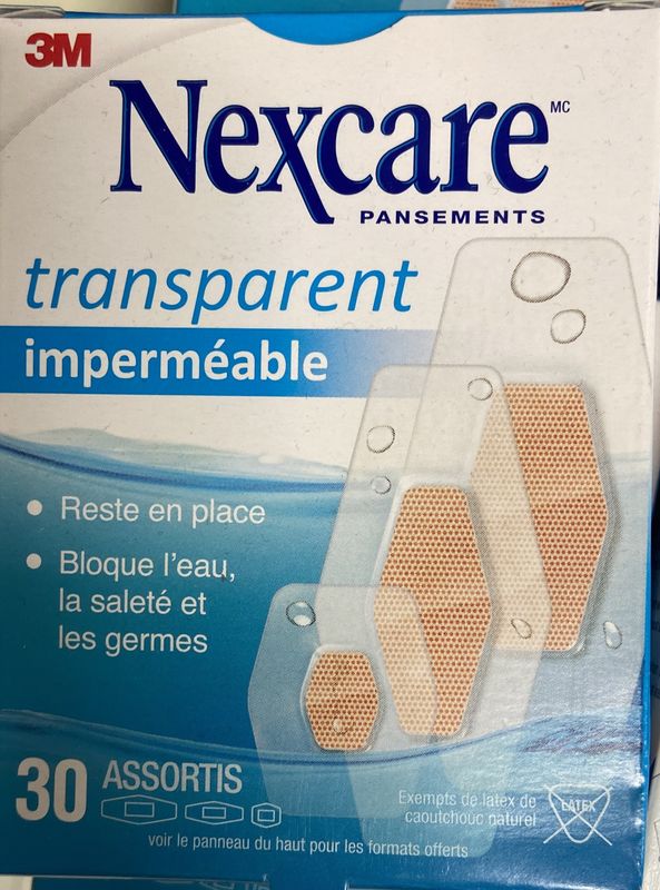 Nexcare: 30pk Asst. Sizes Transparent Bandages