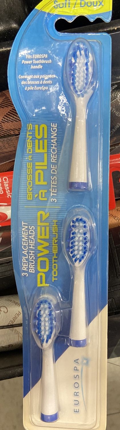 Dorfin: Soft Power Toothbrush Head Replacements x3