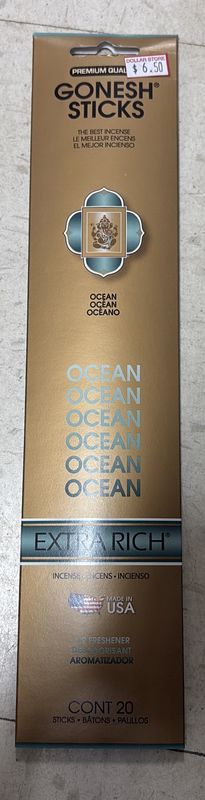 Gonesh sticks ocean