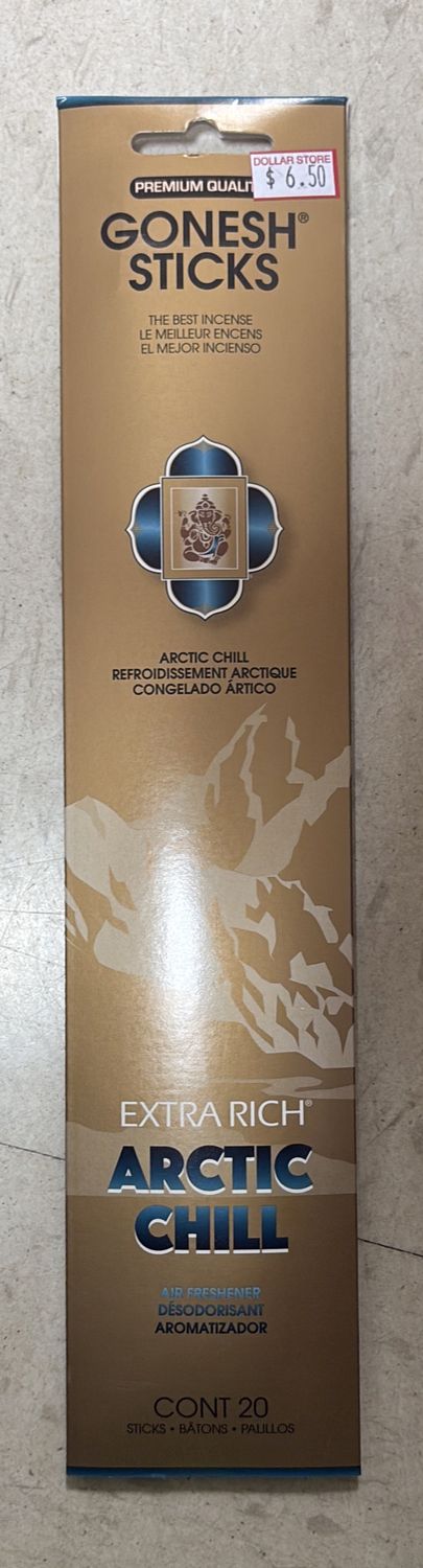 Gonesh sticks arctic chill