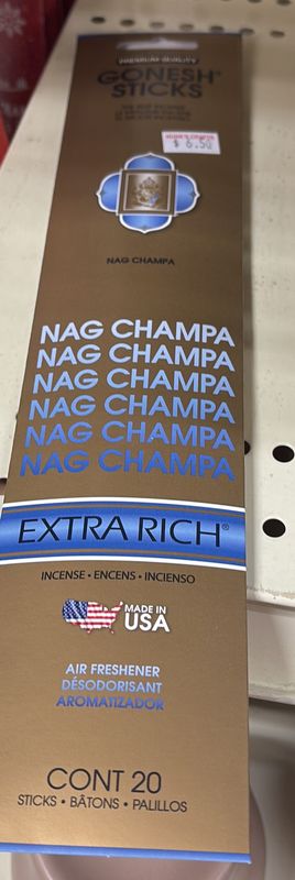 Gonesh sticks Nag champa 20 cont