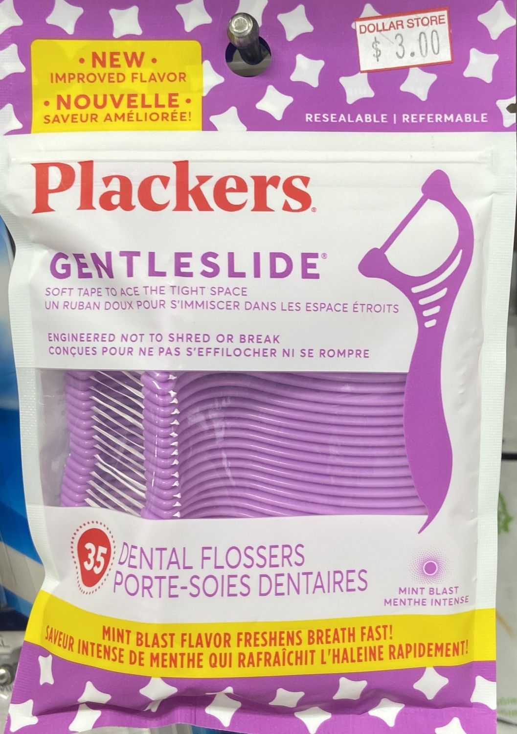 Plackets: 35pk Dental Flossers