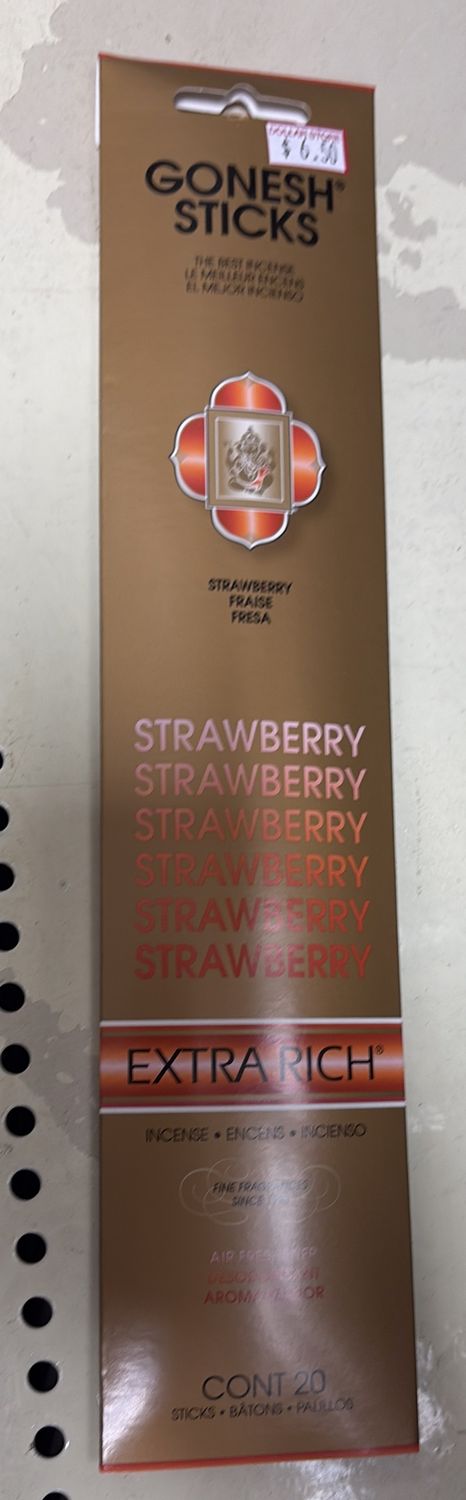 Gonesh sticks 20 count strawberry