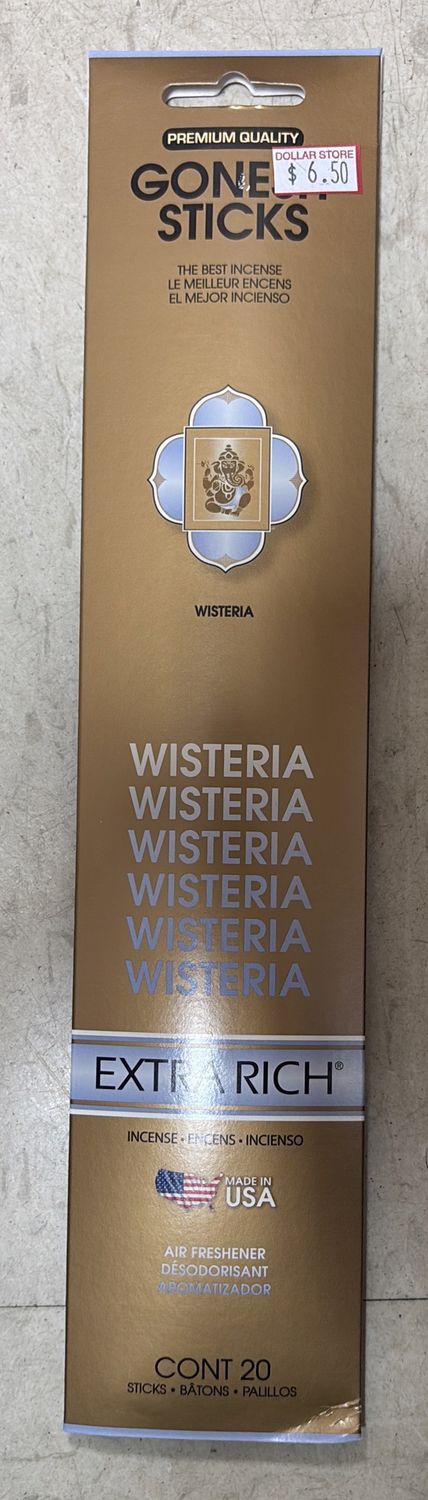 Gonesh sticks wisteria cont 20
