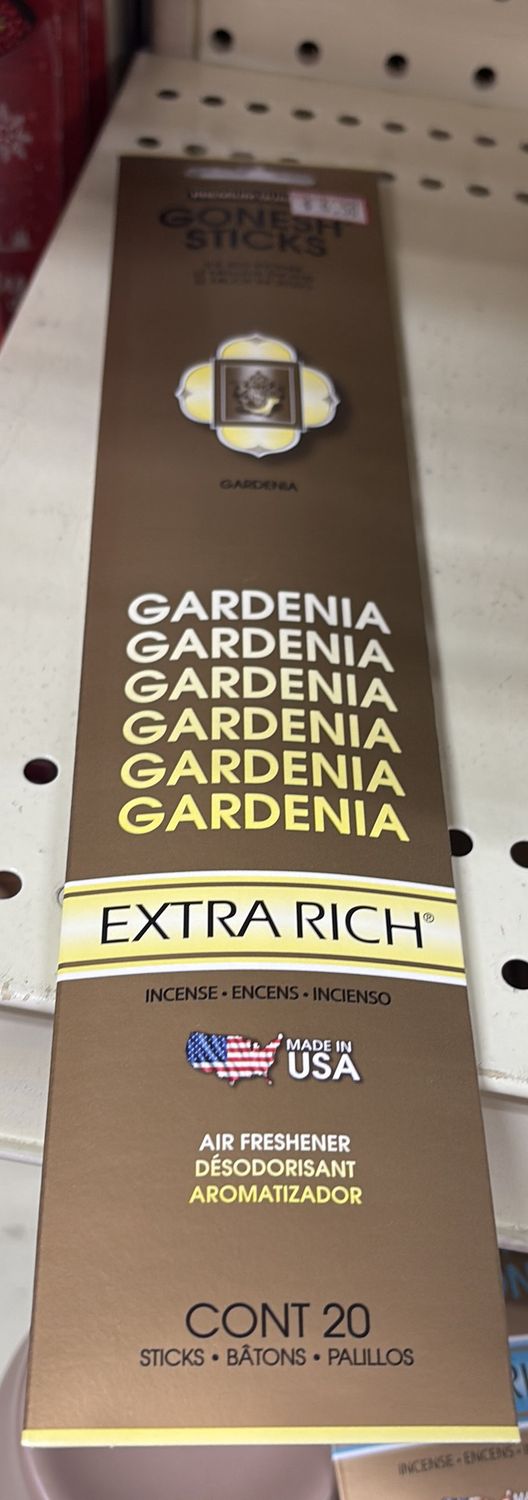 Gonesh sticks gardenia cont 20