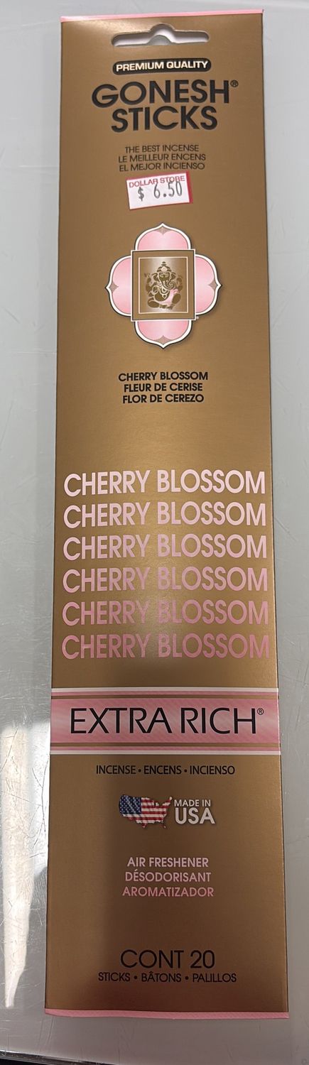 Gonesh sticks cherry blossom 20 cont
